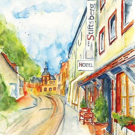 Hotel Am Stiftsberg Aschaffenburg Bagian luar foto